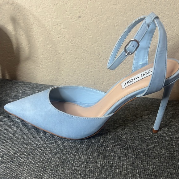 Light Blue Pointy Heels - Picture 3 of 10
